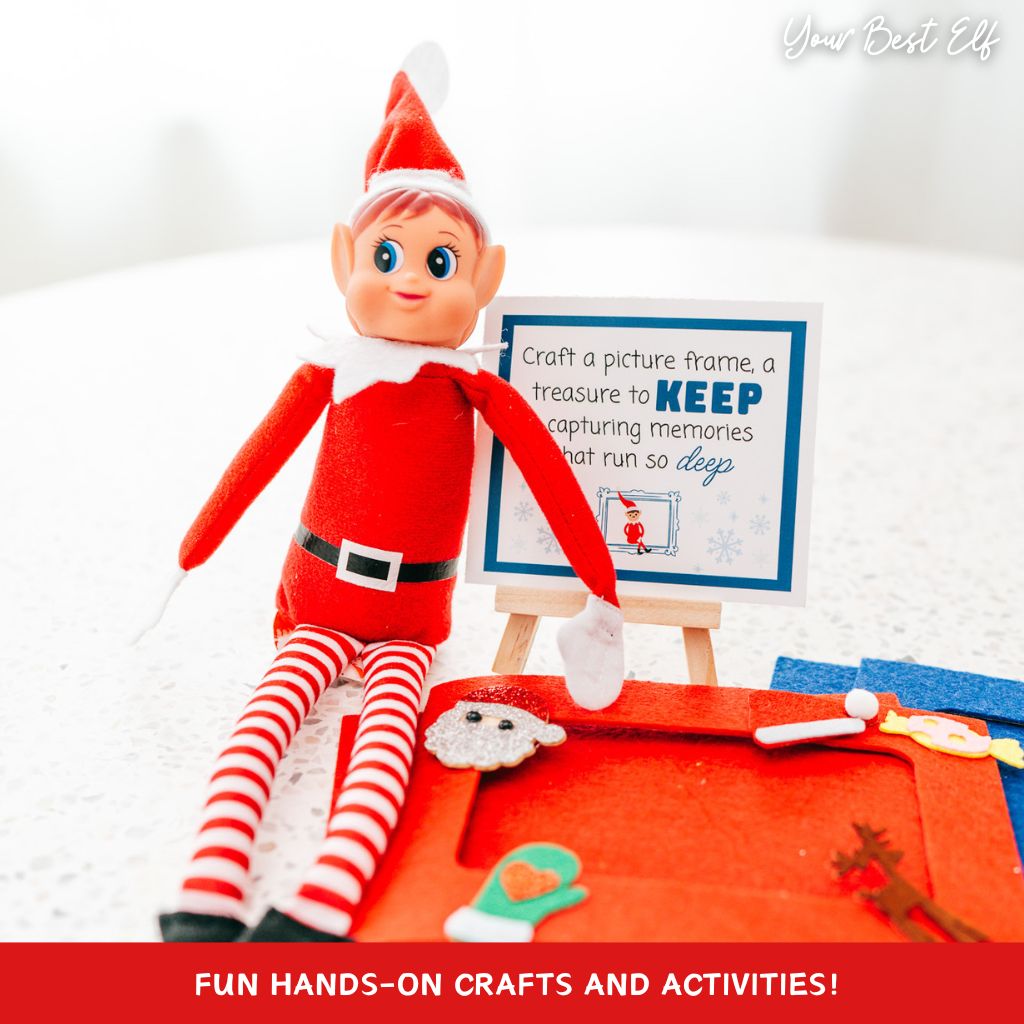 Holiday Magic Themed Elf Kit | Best 2024 Elf Kit | 24 Day Christmas Holiday Elf Kit | Crafty Elf Props and Antics